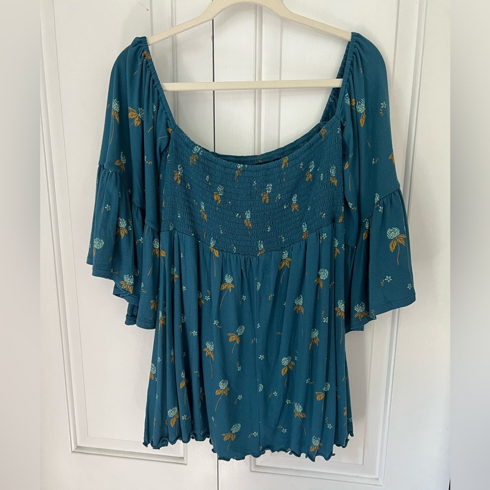 NWT Free People Lana Off Shoulder Tunic Top Size Small - Picture 8 of 10
